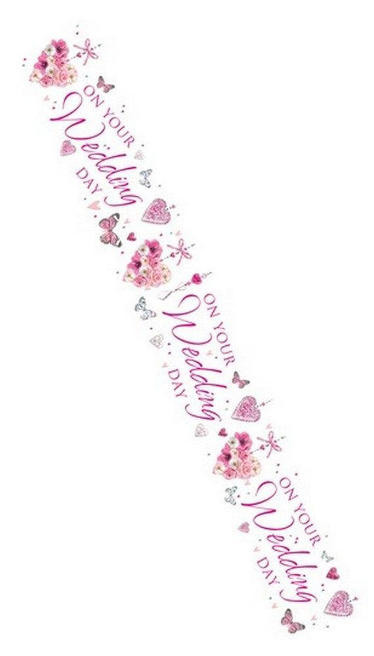 On Your Wedding Day 9ft Banner