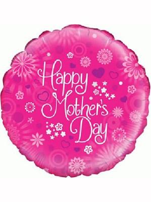 Hot Pink Mother's Day 18" Foil Balloon