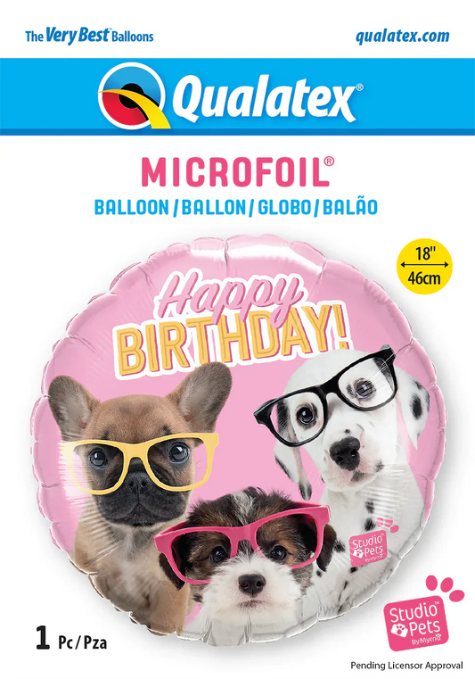 Happy Birthday Pink Balloon - 18" Foil