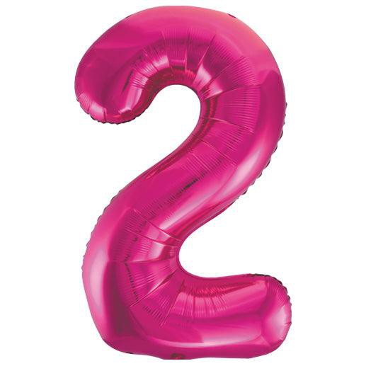 Pink Number Balloon 2